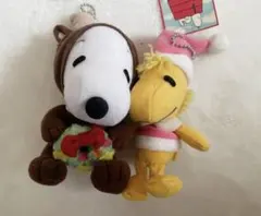 スヌーピーとウッドストック ぬいぐるみ2個セット　ヴィンテージ