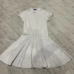 BLUE LABEL CRESTBRIDGE ポロ ワンピース グレー 38 M