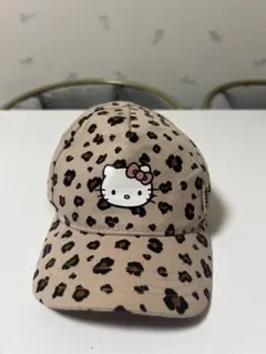 ハローキティ ヒョウ柄キャップ