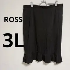かわいい✨　美品　ROSS 16W プリーツスカート フリル裾　３L