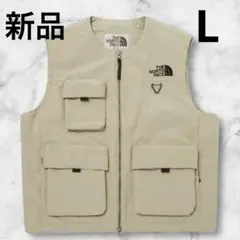 新品 ノースフェイス ネイルトン ヒートベスト ベージュ　L