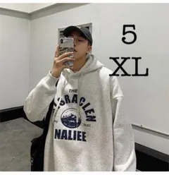 パーカー　プルオーバー　フード　スウェット　トレーナー 大きめ 5XL