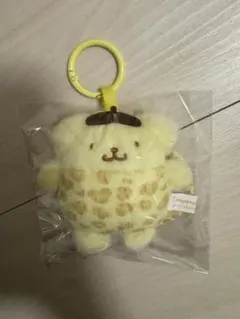 サンリオ　ヒョウ柄ハート ふわちびフレンズマスコット　ポムポムプリン