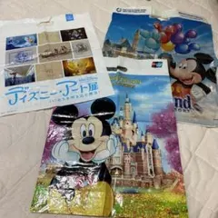 ディズニーショップ袋3枚セット