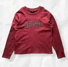 stussy フットボール長袖スウェット