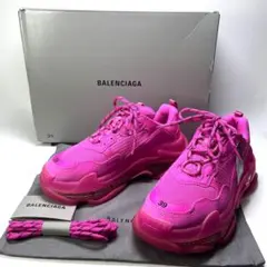 BALENCIAGA Triple S スニーカー 厚底 ピンク 39のサムネイル