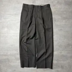 Burberrys 2タック ワイドスラックス ウールパンツ バーバリー
