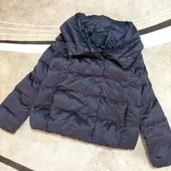 【美品】アンタイトルUNTITLEDダウンジャケット ブラックショート丈黒のサムネイル