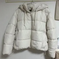 ZARA ウォーターウィンドプロテクションショートパフアノラック　ダウン