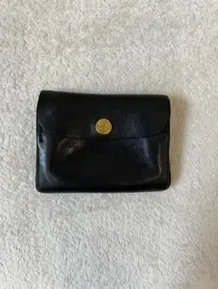 ダマスキーナ×ハリウッドランチマーケット レザー財布 黒のサムネイル