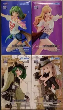 マクロスF ランカー•リー シェリル•ノーム フィギュア 4種セット