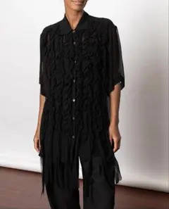 Dries Van Noten 2023SS ラッフルシアーシャツ FR34のサムネイル