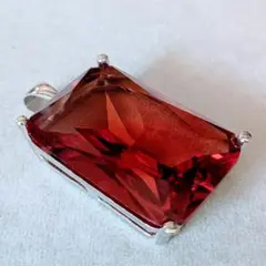 K18 3.65ct ガーネット ダイヤ ペンダントトップ - メルカリ