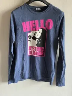 人気　HYSTERIC GLAMOUR 長袖カットソー ネイビーSのサムネイル