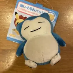 ポケモン　ぬいぐるみバッジ　カビゴン