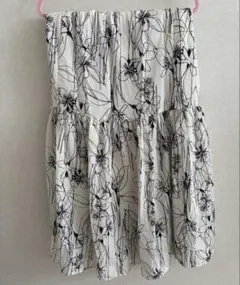 シェリミー 花柄 ホワイト マーメイドスカートのサムネイル
