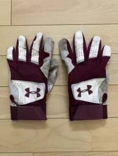 Under Armour バッティング用手袋 ワイン