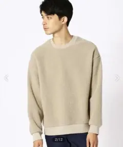 ボア　クルーネック　プルオーバー コムサイズム