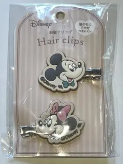 【未開封】セリア　前髪クリップ　ディズニー　ミッキー　ミニー