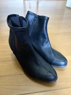 リゲッタ　Re:getA ショートブーツ 7cmヒール ウェッジ アーモンドトゥのサムネイル