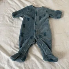 フリース　ロンパース　新生児