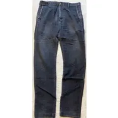 【美品】KAPIKA ダークグレー デニム風ジョガーパンツ