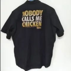 US輸入　バック・トゥ・ザ・フューチャー　ワークシャツ　黒　2XL 　レア *
