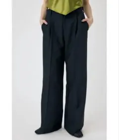 moussy wide leg トラウザー
