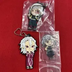 鬼滅の刃　アクリルスタンド　アクスタ　ラバーストラップ 宇髄天元　3点セット