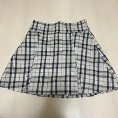 OLIVE チェック柄 プリーツスカート Fサイズ