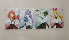アイカツ！ TSUTAYA特典 ポストカード 全4種　コンプセット