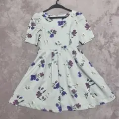 《dazzlin》花柄フレアワンピース