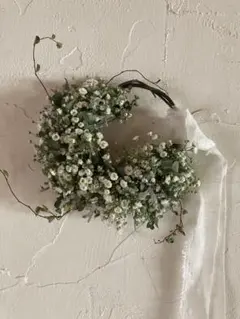 ドライフラワーリース インテリア