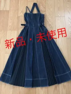 【値下げ中】CASAFLINE フロントホックデニムロングワンピース ※タグ付き