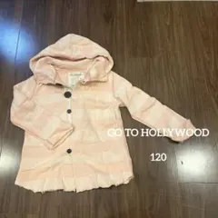 GO TO HOLLYWOOD ボーダー ボタン パーカー デニム＆ダンガリー