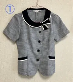 Selery オーバーブラウス 事務服　5号【中古品】2枚のサムネイル