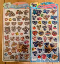 うるちゅるポップシール2種セット　ナカムラくん　エンジェルブルー