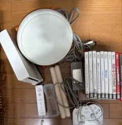 】Wii 本体 太鼓の達人 セット ソフト多数 マリオ Wiiスポーツ
