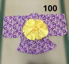 branshes 花柄 浴衣 100