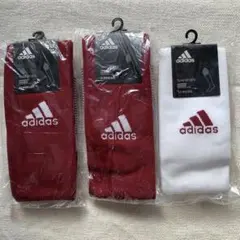 adidas MAIDSOCK 18 赤白 3足セット