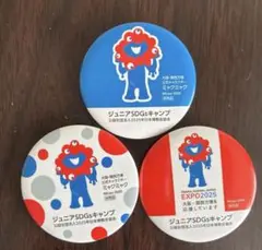 Expo2025 ジュニアSDGsキャンペーン 缶バッジ 3個セット