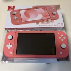 極美品 Switch Lite 完品 新品時フィルム貼付 コーラル - メルカリ