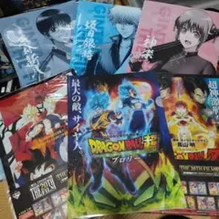 アニメキャラクタークリアファイル12枚セット