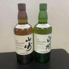 サントリー 白州・山崎 700ml シングルモルトウイスキー セット
