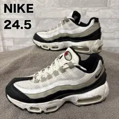 【格安】　NIKE エアマックス95 エナメル　白×黒　24.5cm