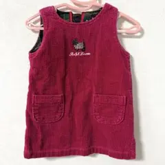 ラルフローレン コーデュロイワンピース ピンク