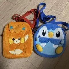 ポケモン ぬいぐるみポシェット パモとポッチャマ