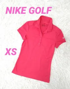 【NIKE GOLF】DRY-FIT レディース ゴルフ ポロシャツピンク XS