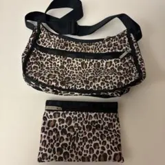 LESPORTSAC ヒョウ柄　ショルダーバッグ
