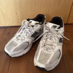 New Balance 530 ホワイト/ブラック スニーカー23cm